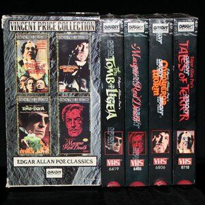VHS Vincent Price Collection Box Set | Factory Sealed